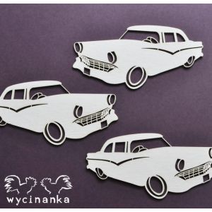 Tekturka Wycinanka Twist - Samochody, 3szt